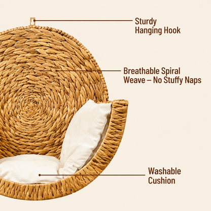 Handwoven Cat Bed