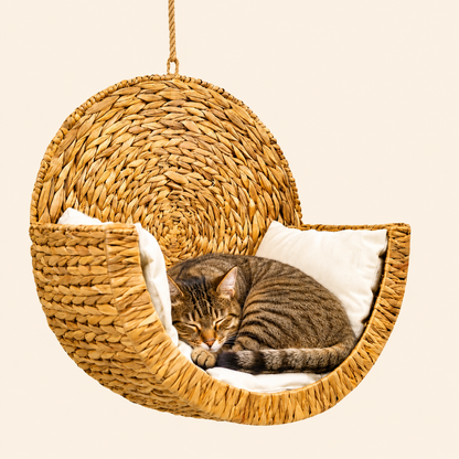 Handwoven Cat Bed