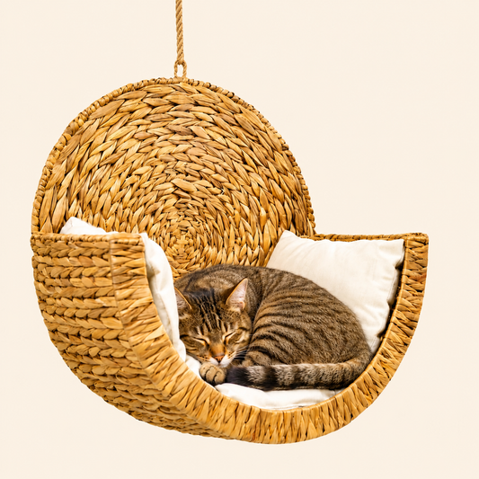 Handwoven Cat Bed
