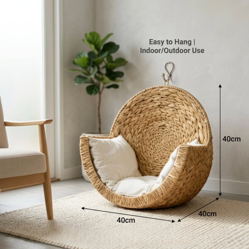 Handwoven Cat Bed