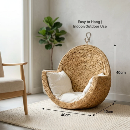 Handwoven Cat Bed